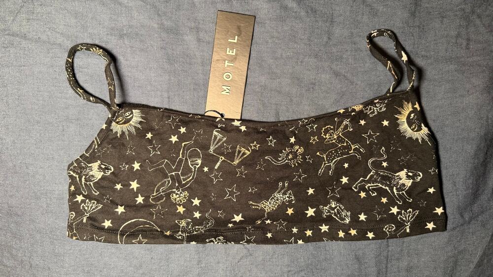 Motel Zodiac Bralette Size Small
